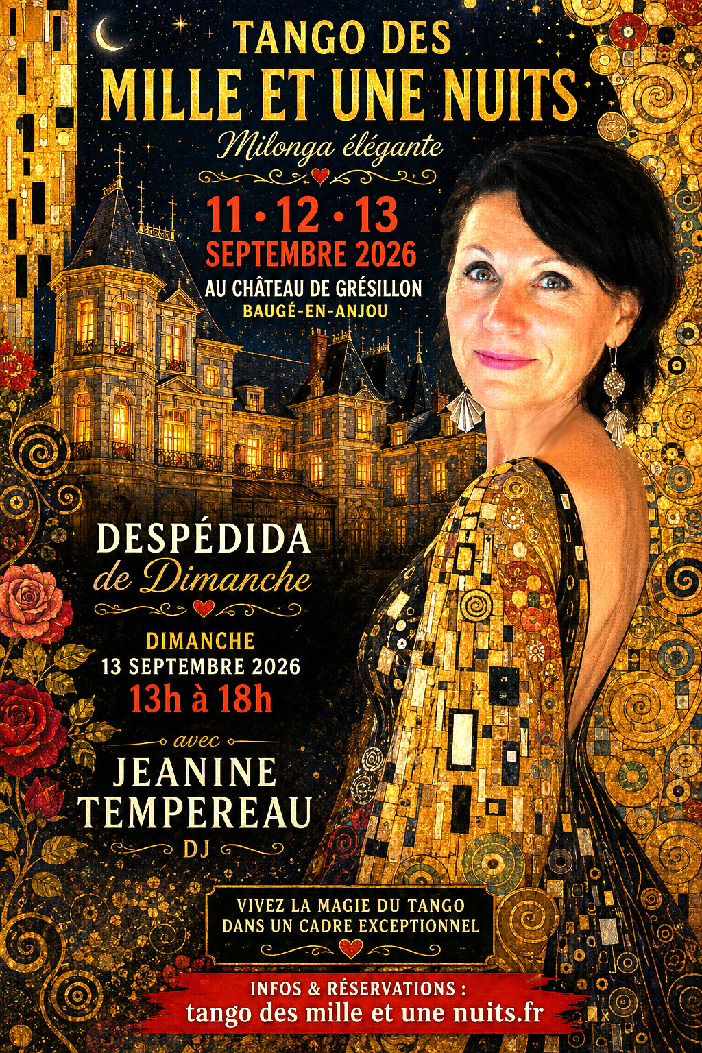 Dimanche – Jeanine Tempereau DJ – Despédida – Château de Grésillon